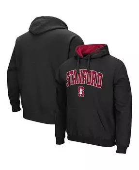 Мужская черная толстовка с капюшоном stanford cardinal arch logo 3.0 pullover Colosseum, черный