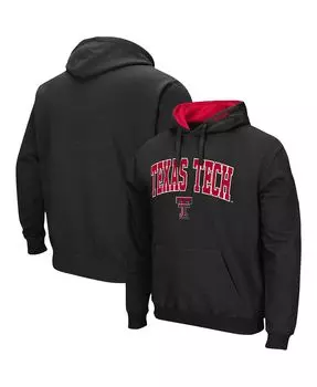 Мужская черная толстовка с капюшоном texas tech red raiders arch logo 3.0 pullover Colosseum, черный