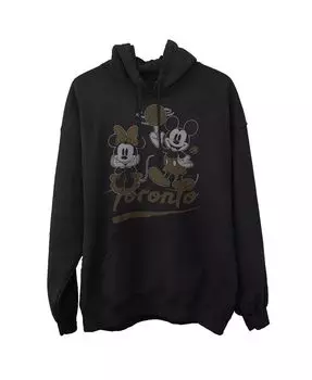Мужская черная толстовка с капюшоном toronto raptors disney mickey and minnie 2020/21 city edition Junk Food, черный