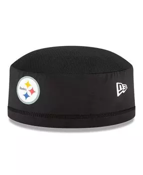 Мужская черная тренировочная кепка с черепом Pittsburgh Steelers NFL Training New Era