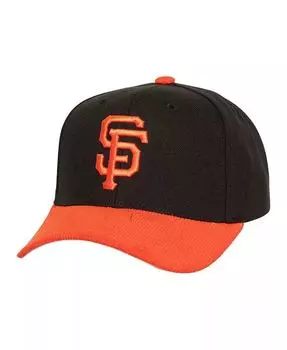 Мужская черная вельветовая кепка San Francisco Giants Pro Snapback Mitchell & Ness, черный