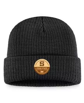 Мужская черная вязаная шапка Penn State Nittany Lions Elijah с манжетами Top Of The World, черный