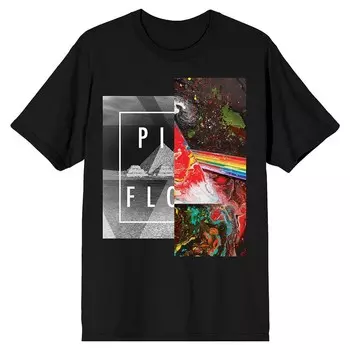 Мужская черно-белая футболка Pink Floyd Licensed Character, белый