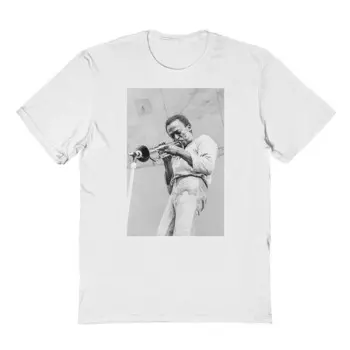 Мужская черно-белая футболка с фотографическим рисунком Licensed Character, белый