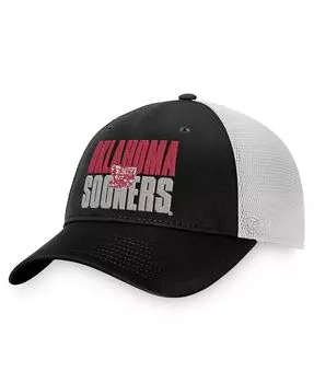 Мужская черно-белая кепка Oklahoma Earlys Stockpile Trucker Snapback Top of the World