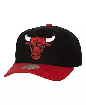 Мужская черно-красная кепка Chicago Bulls Soul XL Logo Pro Crown Snapback Mitchell & Ness, черный