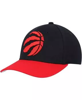 Мужская черно-красная кепка с эластичной спинкой Toronto Raptors MVP Team Two-Tone 2.0 Mitchell & Ness