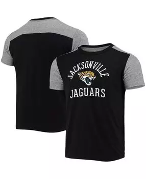 Мужская черно-серая футболка jacksonville jaguars field goal slub Majestic, мульти