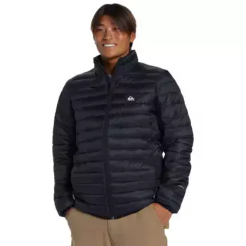 Мужская чешуйчатая куртка Quiksilver, чёрный
