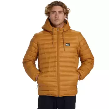 Мужская чешуйчатая куртка Quiksilver, коричневый