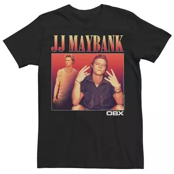 Мужская цветная футболка Outer Banks JJ Maybank Hero с фотографией Licensed Character