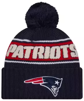 Мужская цветная вязаная шапка New Era New England Patriots Sideline Sport Team