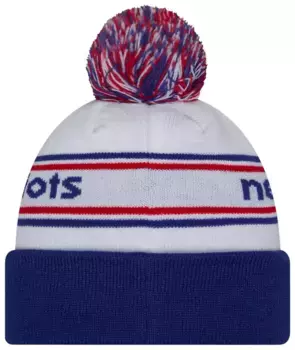 Мужская цветная вязаная шапка New Era New England Patriots Team Team с полосками