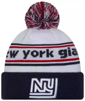 Мужская цветная вязаная шапка New Era New York Giants Team Team с полосками