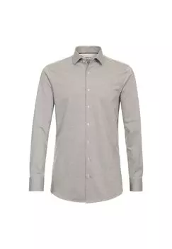 Мужская деловая рубашка Jerseyflex в полоску современного кроя Venti, бежевый