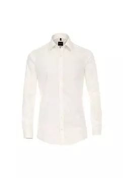 Мужская деловая рубашка однотонного кроя Venti, цвет Weibeige