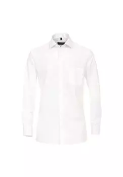 Мужская деловая рубашка однотонного современного кроя CASAMODA