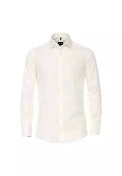 Мужская деловая рубашка однотонного современного кроя Venti, цвет Champagner