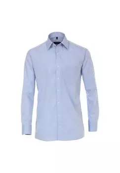 Мужская деловая рубашка, простого и комфортного кроя CASAMODA, цвет Azurblau