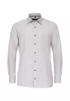 Мужская деловая рубашка, простого и комфортного кроя CASAMODA, цвет Hellgrau