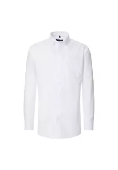 Мужская деловая рубашка, простого и комфортного кроя CASAMODA, белый