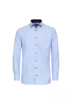 Мужская деловая рубашка, простого и комфортного кроя CASAMODA, голубой