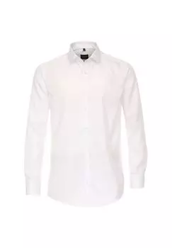 Мужская деловая рубашка с удлиненными рукавами, 69 см, однотонная, современного кроя Venti