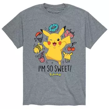 Мужская десертная футболка Pokmon Pikachu "I'm So Sweet" Licensed Character