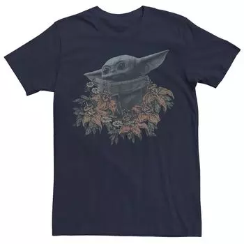 Мужская детская футболка Star Wars The Mandalorian Flower Licensed Character