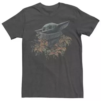 Мужская детская футболка Star Wars The Mandalorian Flower Licensed Character