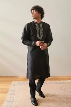 Мужская длинная куртка Next, черный