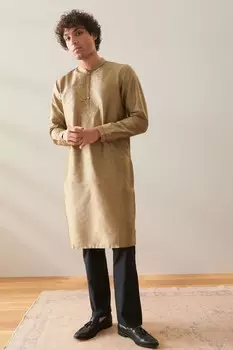 Мужская длинная куртка Next, желтый