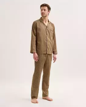 Мужская длинная пижама Laurence Tavernier, синий