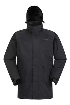 Мужская длинная водонепроницаемая куртка Westport Mountain Warehouse, черный