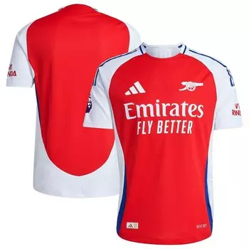 Мужская домашняя аутентичная майка adidas Red Arsenal 2024/25, цвет Arn Red
