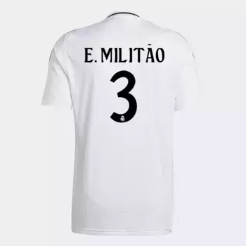 Мужская домашняя футболка Real Madrid CF 2024-2025 E. Milito 3 Adidas, белый