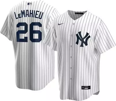 Мужская домашняя майка Nike New York Yankees DJ LeMahieu #26 Cool Base Replica