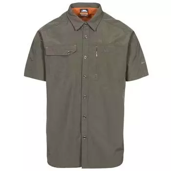 Мужская дорожная рубашка с короткими рукавами lowrel Trespass, зеленый