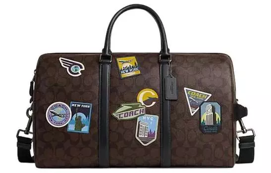Мужская дорожная сумка COACH Venturer, Темно коричневый
