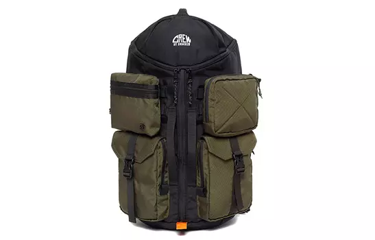 Мужская дорожная сумка серии Subcrew в стиле милитари, Военный Черный