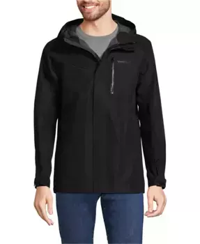 Мужская дождевик Squall Waterproof Packable Lands' End, черный
