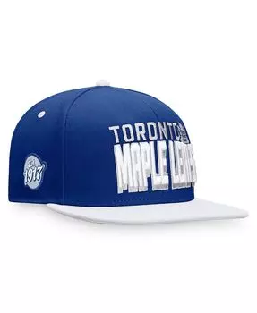 Мужская двухцветная бейсболка в стиле ретро с логотипом Toronto Maple Leafs Heritage Fanatics