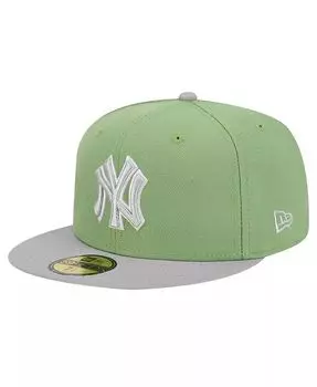Мужская двухцветная цветная упаковка New York Yankees 59FIFTY приталенная кепка New Era, коричневый