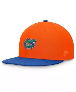 Мужская двухцветная приталенная шляпа оранжевого/Royal Florida Gators Rally Top Of The World, мультиколор