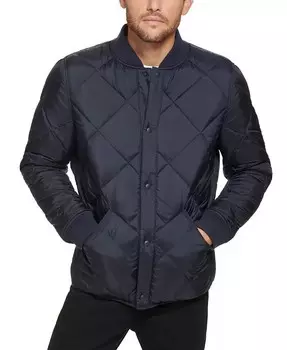 Мужская двусторонняя стеганая куртка Calvin Klein, синий