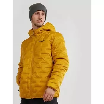 Мужская дымчатая куртка с капюшоном Fundango, желтый