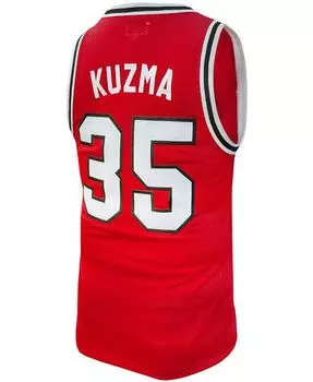 Мужская джерси Kyle Kuzma Utah Utes Throwback Джерси Retro Brand, красный
