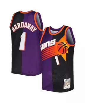 Мужская джерси Penny Hardaway Purple, Black Phoenix Suns Hardwood Classics 1999-00 Split Swingman Mitchell & Ness