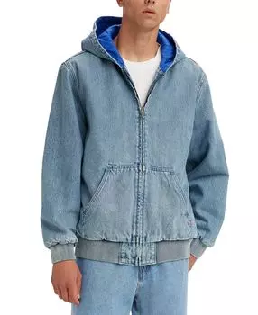 Мужская джинсовая худи potero relaxed-fit с молнией во всю длину Levi's, мульти