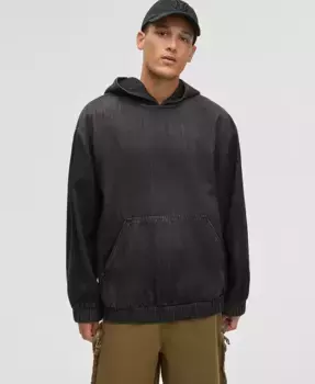 Мужская джинсовая худи свободного кроя Concrete Mode of One, серый